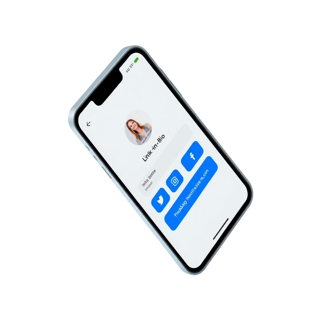 Página da loja CLICKBUSSIN exibida em smartphone